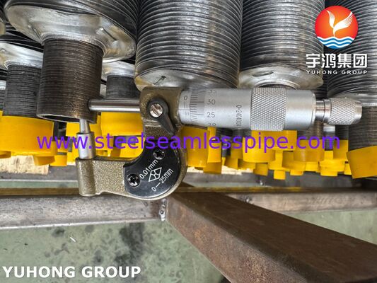 High Efficiency Air Heater KL Finned Tubes - A179 + Aluminum