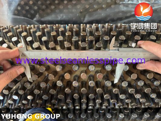 ASTM A335 P22 żeberkowana rura z kołkami i kołkami ze stali węglowej