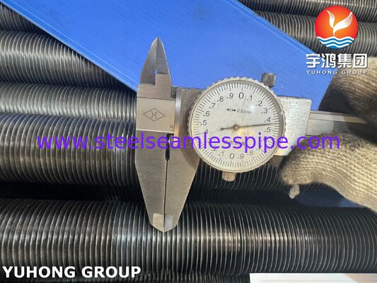 AL1060 Aluminiowa L-Foot Wound Fin Tube na ASTM A179 Base Pipe