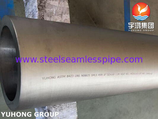 ASTM B423 UNS N08825 / DIN 2.4858 Rura bez szwu Inconel825 Rura z stopem niklu