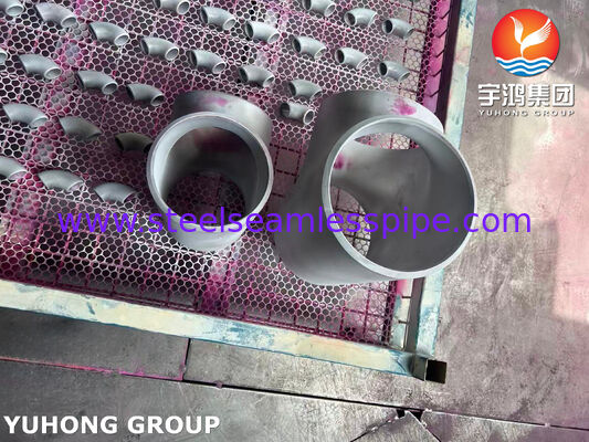 ASTM A815 UNS S31803 Dopasowanie stalowe z podwójnej konstrukcji ASME B16.9 Buttweld Duplex 2205 Equal Tee
