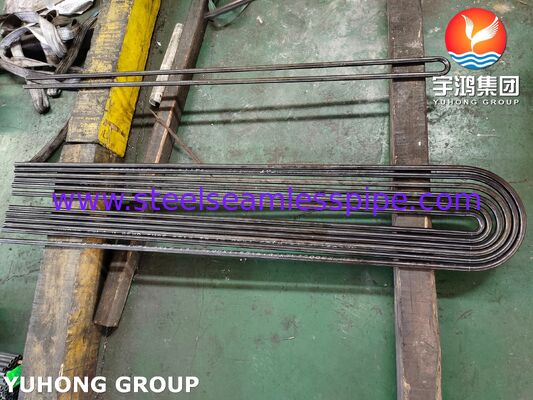 Rura wymiennika ciepła ze stali stopowej ASTM A213 T9, ciągniona na zimno w kształcie litery U dla elektrowni jądrowej
