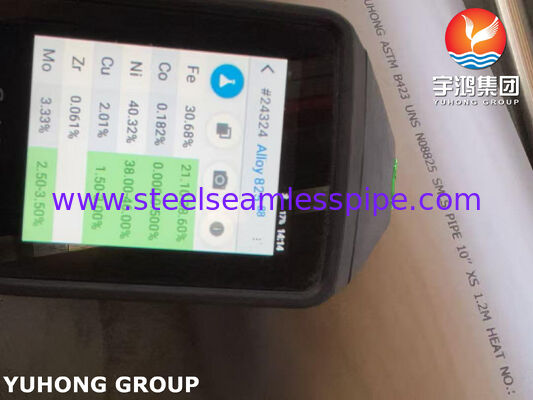 ASTM B423 UNS N08825 Rura bezszwowa ze stopu niklu dla przemysłu petrochemicznego