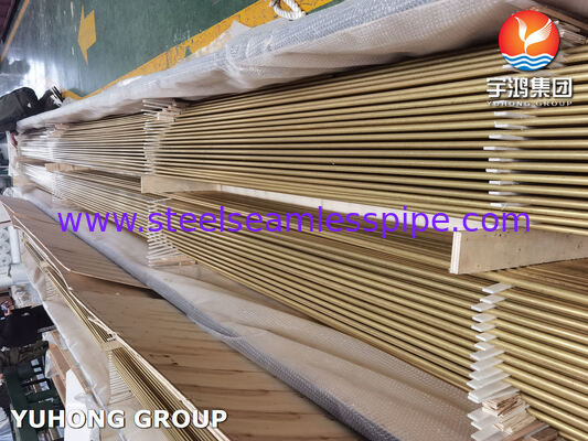 ASME SB111 C68700 Arsenic Aluminium Brass U Bend Seamless Tube With Impingement Attack (Płytka bezszwowa o układzie impingenta)