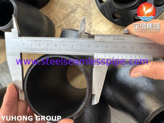 ASTM A234 WP11 CL2 Stopiona stal równomierna Tee CrMo Stopiona stal Buttweld Pipe Fitting B16.9