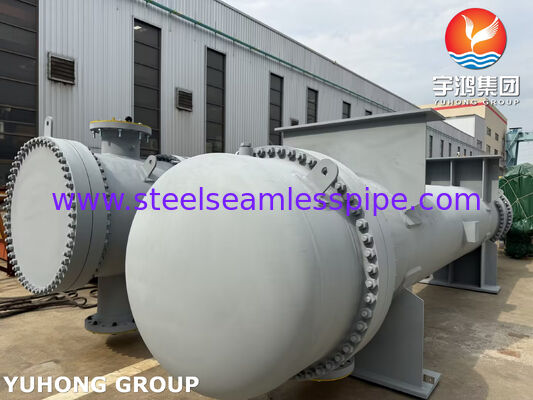 Stały wymiennik ciepła w formie tablicy rur ze stali nierdzewnej z rurami ASME SA213 TP304/316L i tablicą rur ASME SA182 F304/316L do zastosowań odpornych na korozję