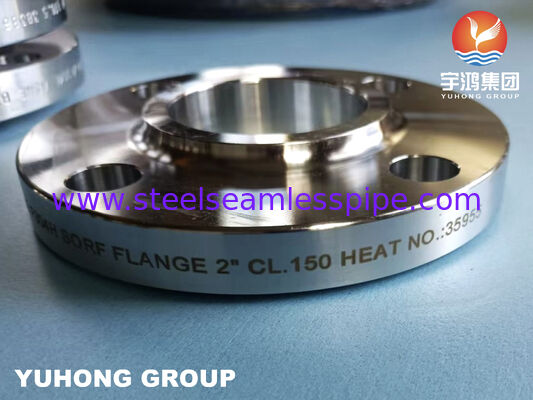 F304H Forged Slip On Raised Face Flange RF Flange ze stali nierdzewnej