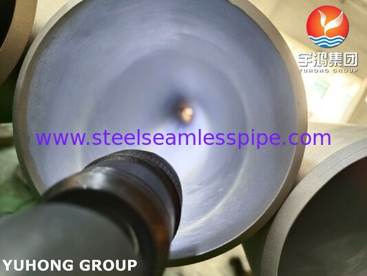 ASTM A376 TP347H Rura bez szwu stabilizowana Nb 515 MPa do 900°C dla pieca krakingowego z przegrzewaczem przegrzewacza