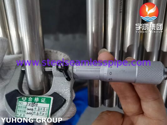 ASTM B111 ASME SB 111 SB 466 C71500 Rury miedziane niklowe / 70/30 Rury bezszwowe miedziane niklowe