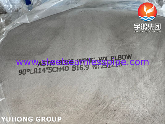 ASTM B366 WPNC Łokieć UNS N04400 / Monel 400 Rury Buttweld 90 stopni LR Łokieć