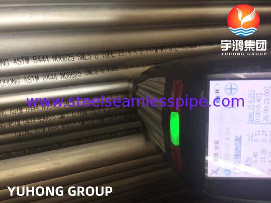 ASTM B444 Inconel 625 Bezszwedzą rurę U Bend dla wymienników ciepła Shell & Tube