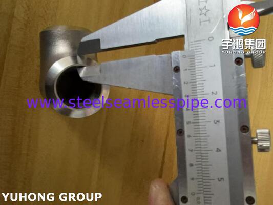 ASTM B366 WPNCMC Fittings UNS N06625 / Inconel 625 Stopni niklu Tee ASME B16.5 Fittings