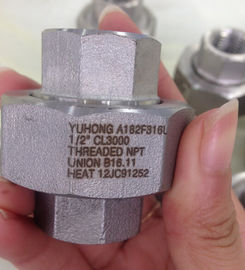 Kute ze stali nierdzewnej, A182 F304L, F316L, ASME B16.11, NPT, SW, 90 ° ELOW, 3000 #, 6000 #, 1/2 &quot;