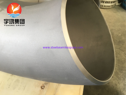 ASTM B366 Monel 400 / UNS N04400 Łokieć 90 stopni Nikkel Alloy Steel Buttweld