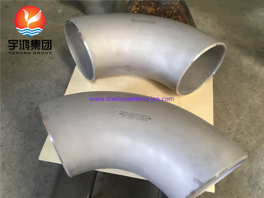ASTM B366 Monel 400 / UNS N04400 Łokieć 90 stopni Nikkel Alloy Steel Buttweld