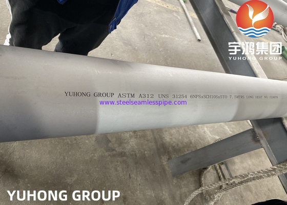ASTM A312 UNS S31254 254SMO Rury ze stali nierdzewnej