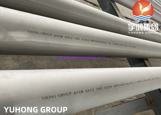 ASTM A312 UNS S31254 254SMO Rury ze stali nierdzewnej
