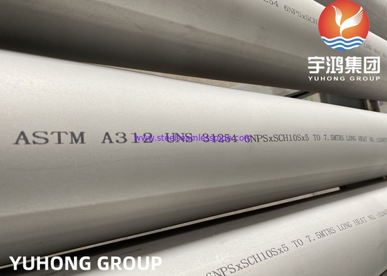 ASTM A312 UNS S31254 254SMO Rury ze stali nierdzewnej