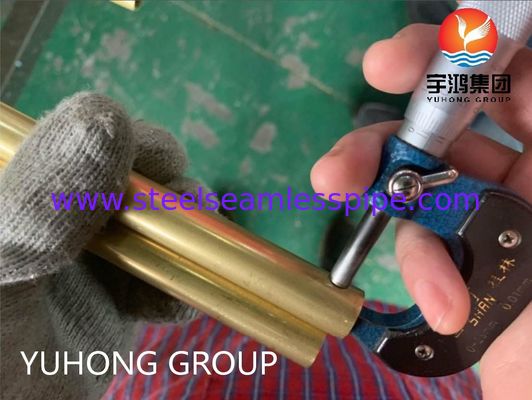 ASTM B111 C68700 Bezszwowa rurka ze stopów miedzianych do zastosowań w kondensatorach wymienników ciepła