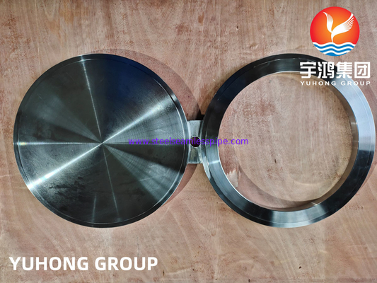 ASTM B462 HASTELLOY C276, N10276 SPECTACLE BLIND FLANGE B16.48 Proces kucia