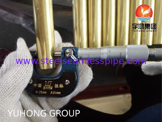 Rura miedziana bez szwu ze stopu miedzi ASTM B111 C44300 do skraplaczy i wymienników ciepła o odporności na korozję