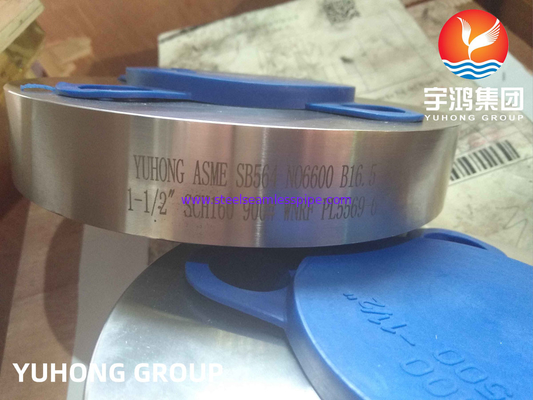 ASTM B564 Inconel 600 / UNS N06600 Flanca szyjkowa do spawania ze stali stopowej niklu