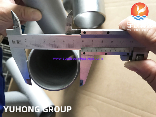Stalowe podwójne ASTM A815 S31803, Y-Shaped Tee, Butt Weld Pipe Fitting B16.9