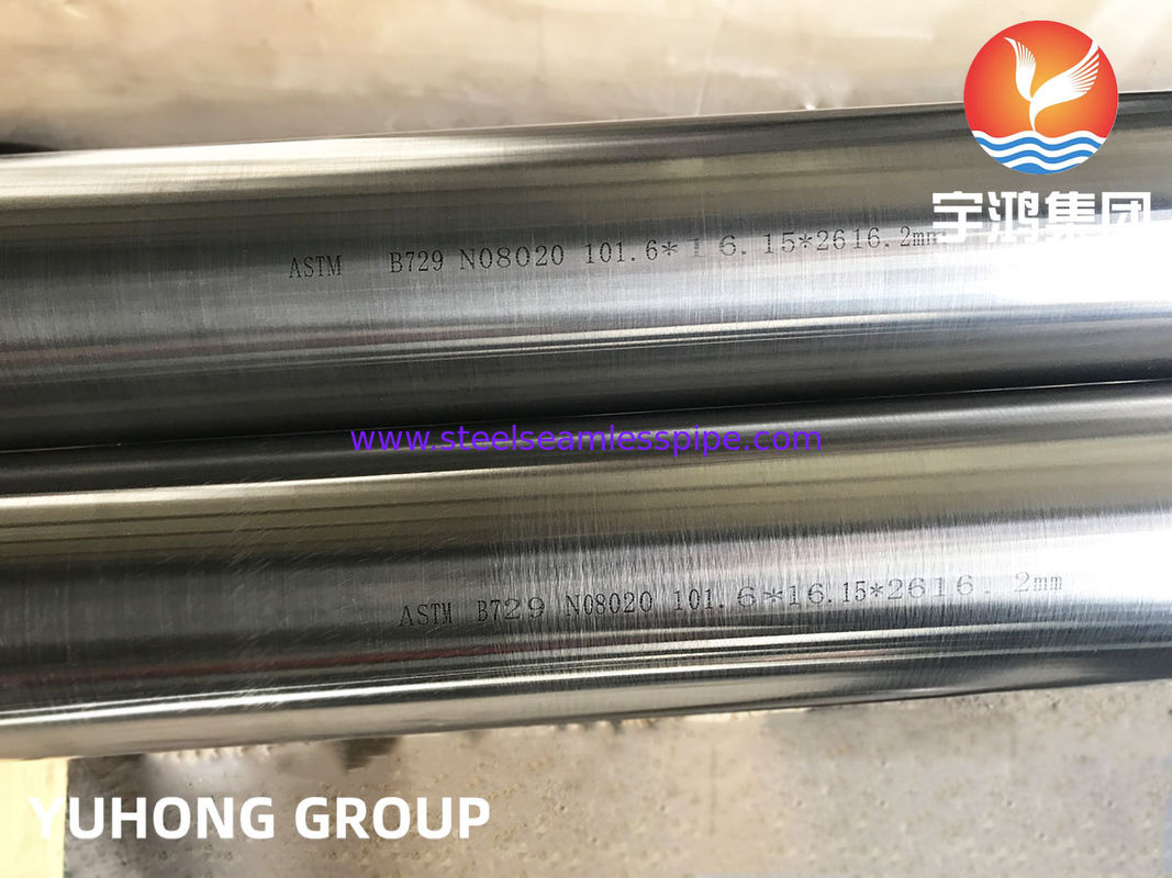 ASTM B729 STOP 20 / UNS NO8020 HASTELLOY BEZSZWOWA RURA 100% UT