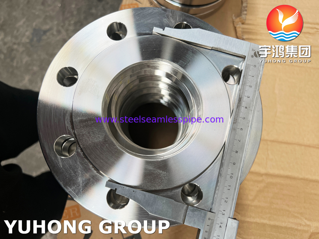 BS4504 (EN 1092-1) F316L Flanca skręcona ze stali nierdzewnej, pręty BSPP PN16 Forged Type