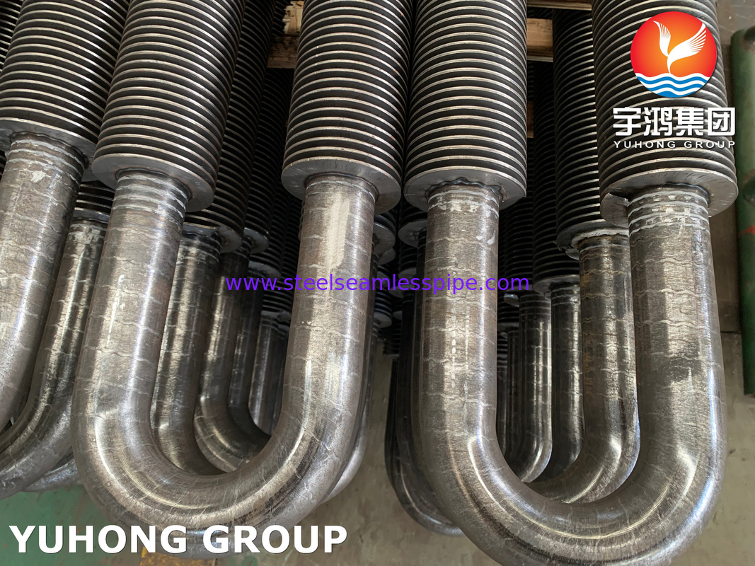U Bend Fin Tube, ASTM A106 Gr. B High Frequency Welded Fin Tube dla wymienników ciepła
