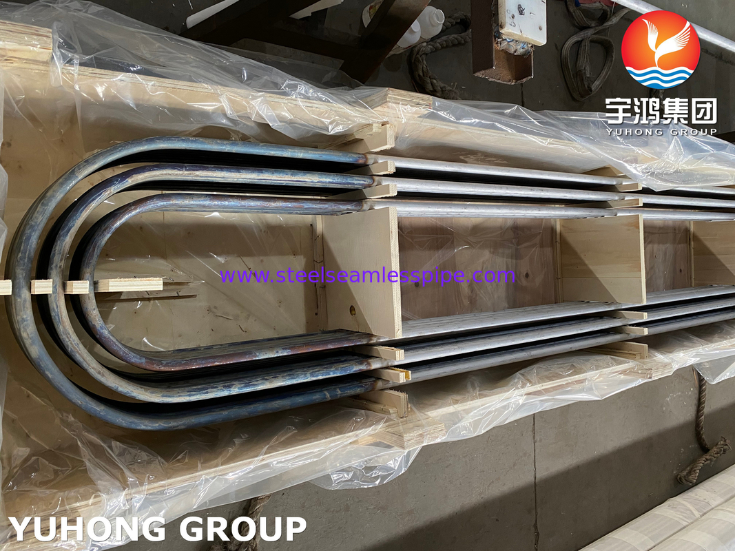 Wyroby z dupleksu stalowego SMLS U Bend Tube ASME SA789 UNS S32205 dla wymiennika ciepła