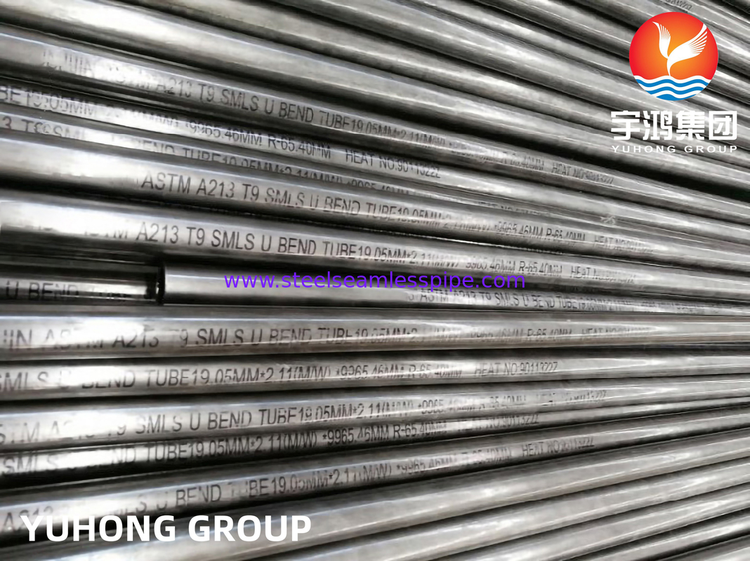 ASTM A213 / ASME SA213 T9 U BEND RUBE STAL STAL STAL STALOWA RURE