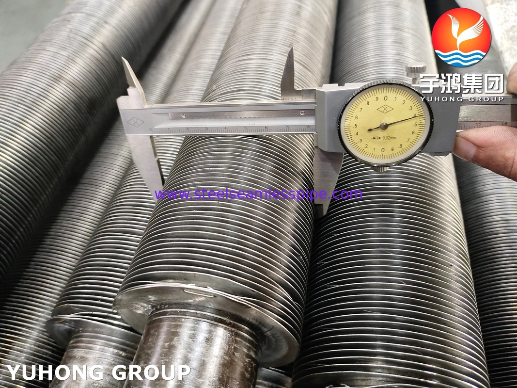 SA179 Wbudowana rury z płetwami typu G Aluminiowe płetwy dla chłodzonego powietrzem grzejnika
