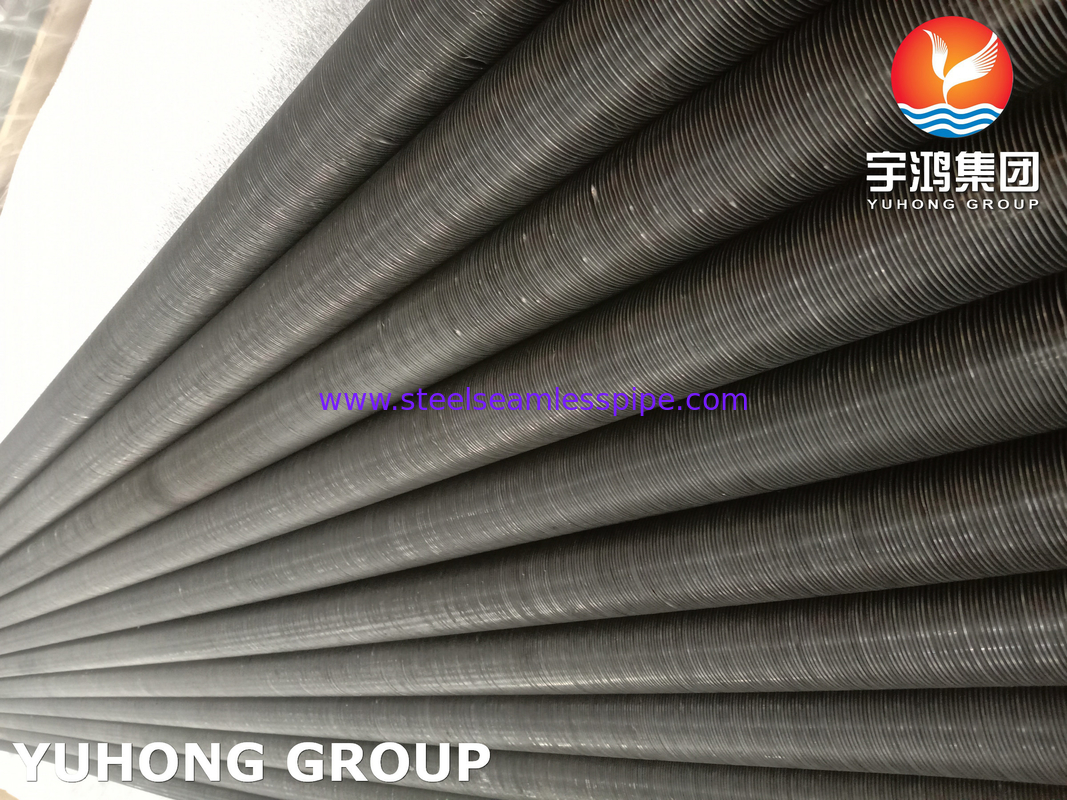 Wbudowany rodzaj G płetwy materiał podstawy rury ASME B163 Materiał NO4400 Aluminium For Heat Exchanger Evaporator Radiator