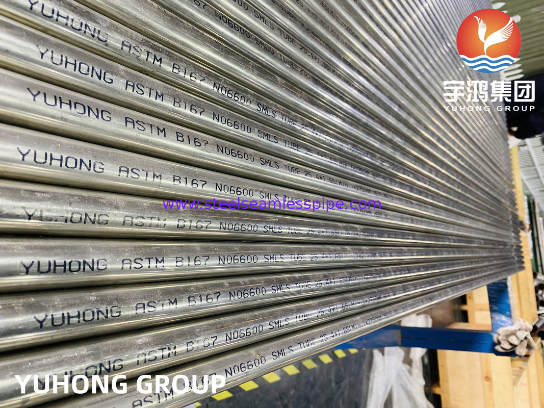 ASME SB167 Inconel 600 Seamless Tube Chloride SCC Resistant for Hydrogenation Reactors