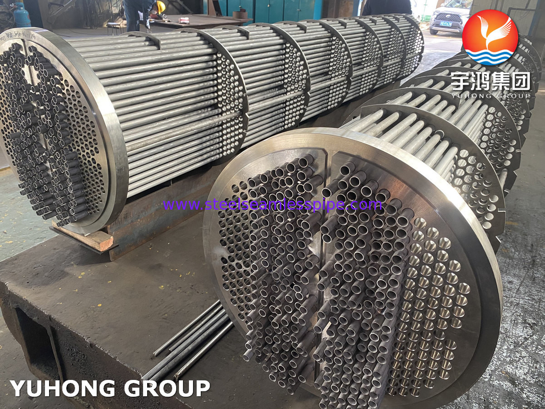 U Bend Tube Bundle, ze stali nierdzewnej U Tube Type Fuel Oil Heater