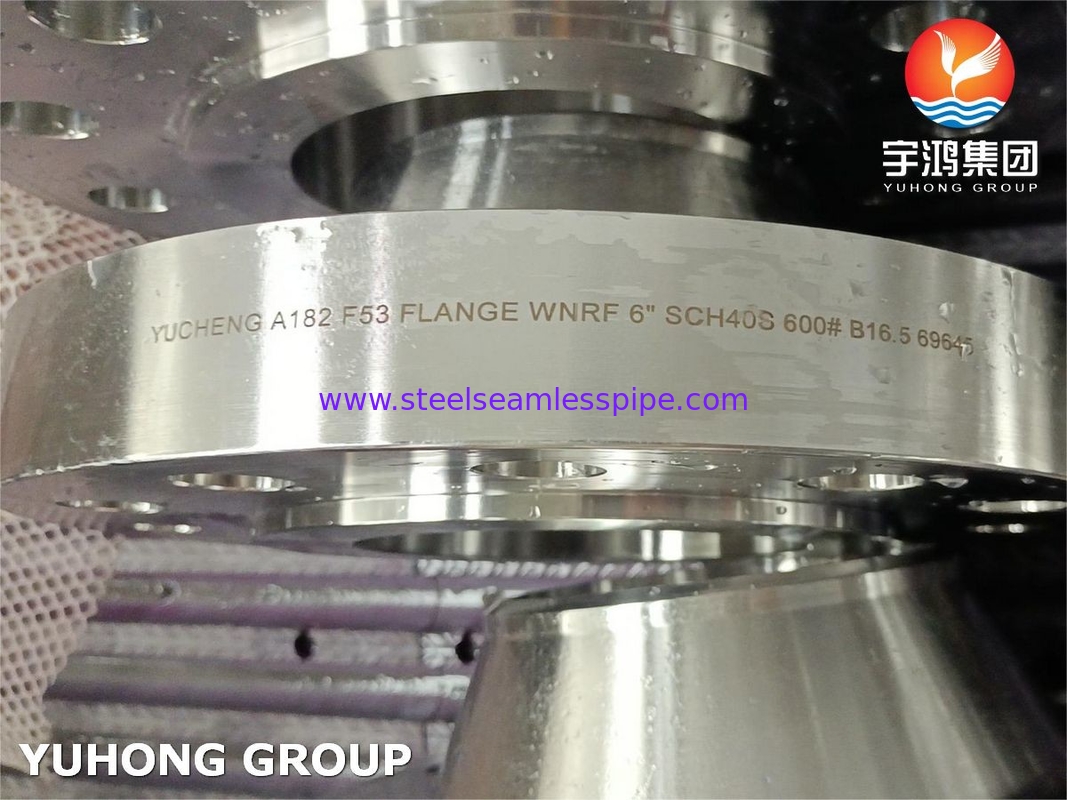 ASTM A182 F53, UNS S32750, 1.4410 Super Duplex Weld Neck Flange RF B16 ze stali nierdzewnej5