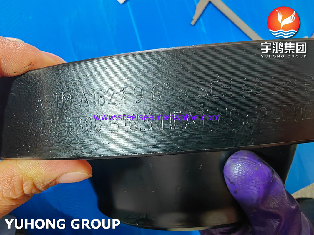 ASTM A182 F9 Stopa stopowa Forged Flange Sorf Wnrf Flange, B16.5 B16.47