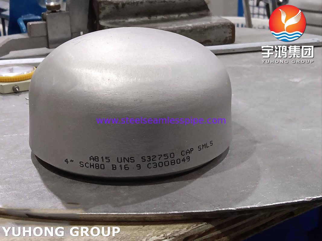 ASTM A815 SAF2507 / UNS S32750 Super Duplex Steel Cap B16.9 BW