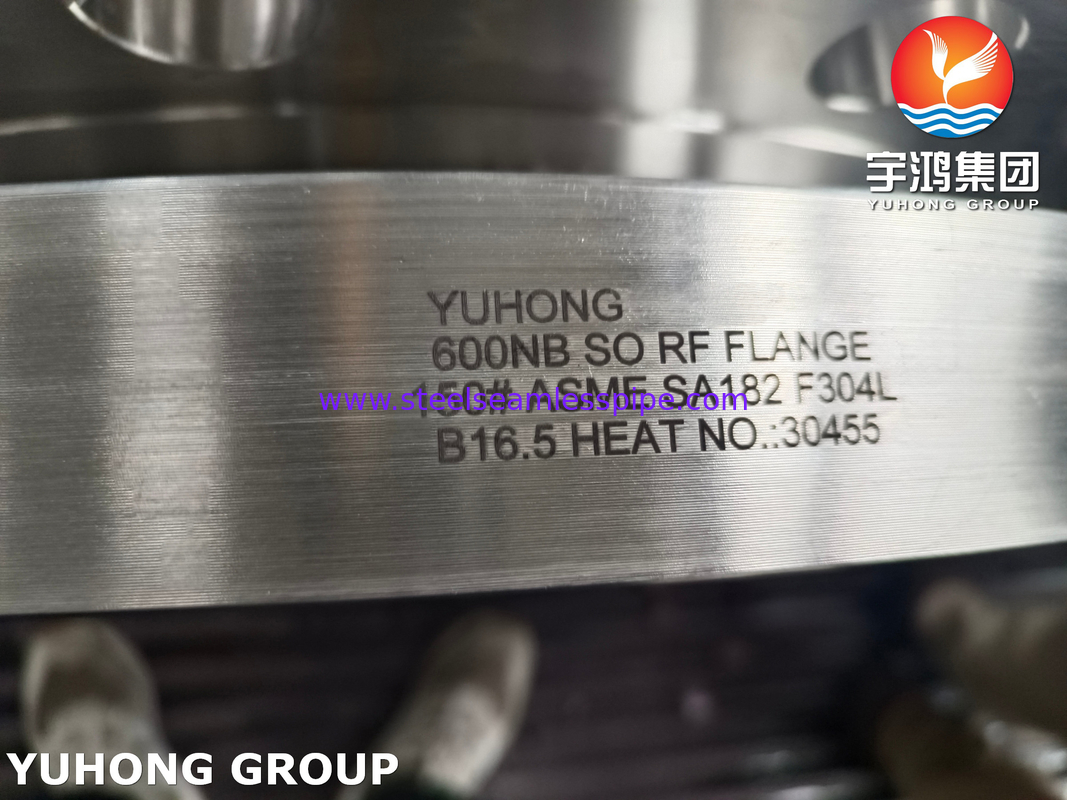ASME SA182 F304L Forged Flance Slip On SO Raised RF B16.5