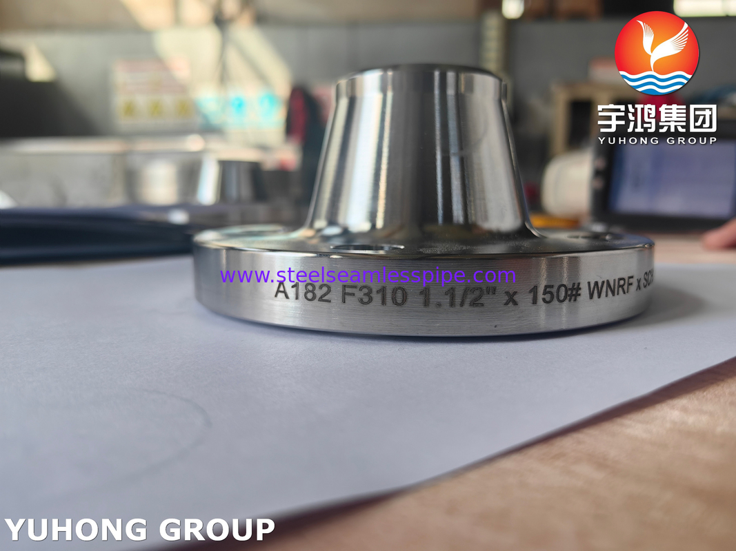 ASTM A182 F310 Flanca WNRF ze stali nierdzewnej ASME B16.5 Flanca ze stali kuwanej