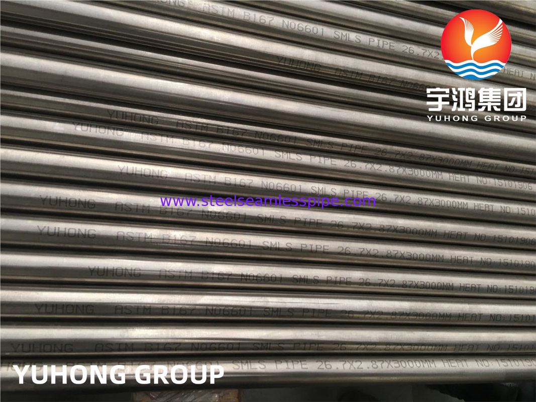 ASTM B167 Inconel 690 N06690 Bezszwedzą rurę do przenoszenia ciepła z generatora pary