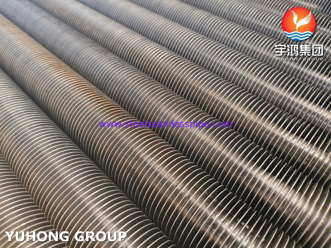 ASTM A179 Aluminiowa, stali węglowej, wbudowana rurka z płetwami do wymiennika ciepła i systemu chłodzenia