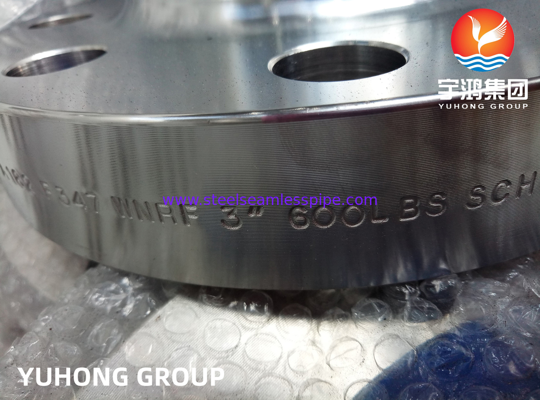 ASTM A182 ASME SA182 F347L Weld Neck RF Forged Flange dla kotłów nadkrytycznych