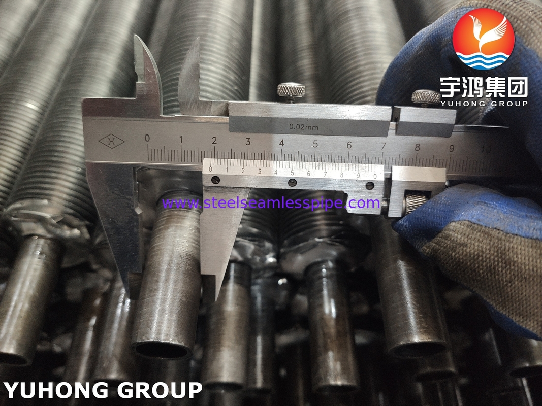 ASTM A179 G-Type Embedded Fin Tube Aluminium 1010 do gazu do gazu i gazu do cieczy