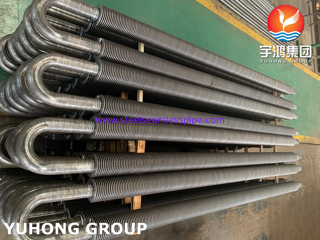 ASTM A106 GR.B U Type HFW Fin Tube For Waste Heat Boilers Air Heater