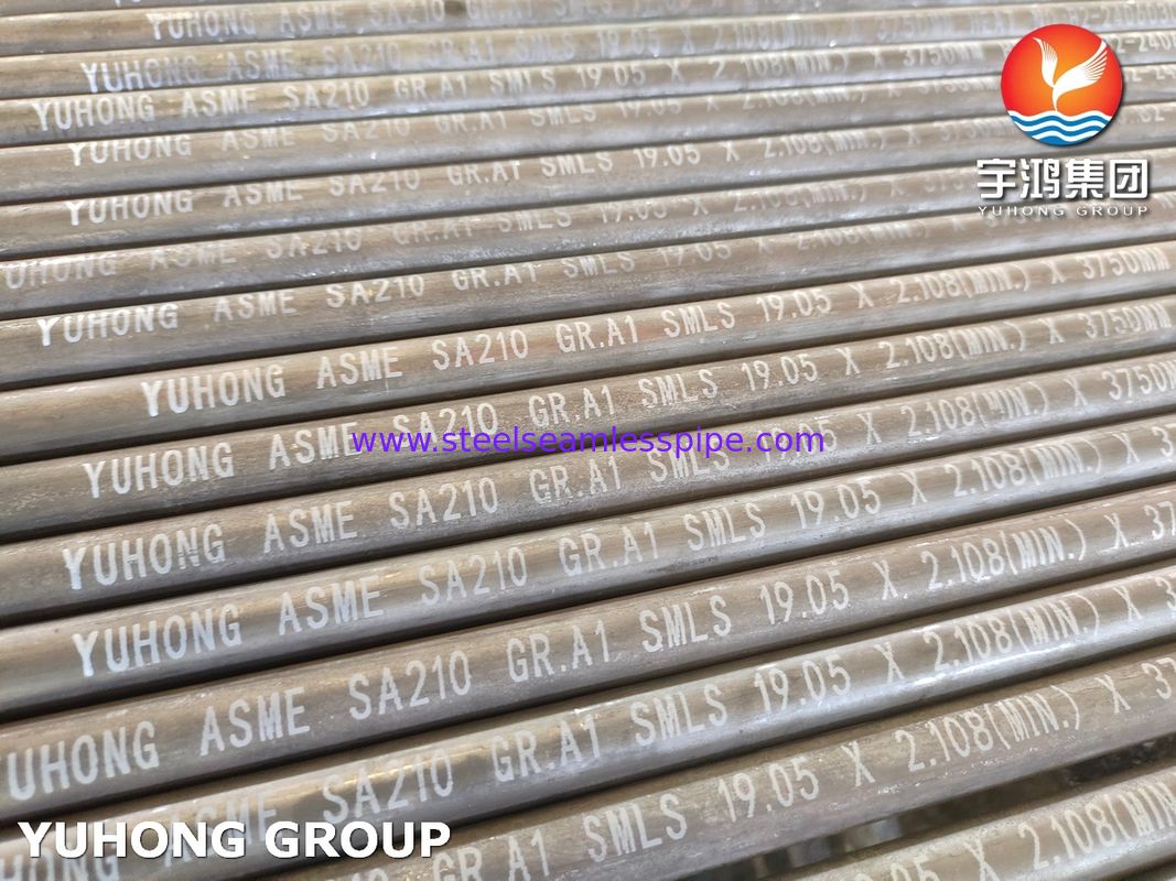ASTM A210 Gr. A1 Bezszwowa rurka ze stali średniowęglowej do kotła (minimalna ściana)