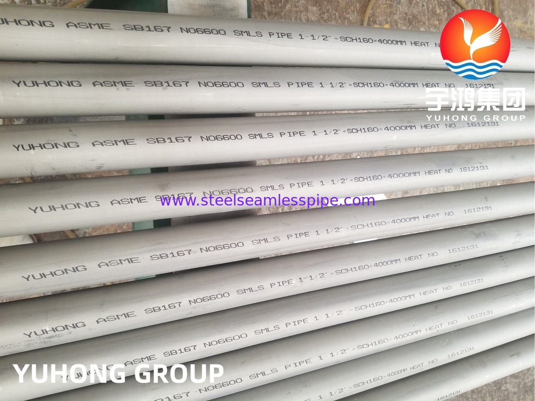 ASME SB167 Stop 600 / N06600, Rurka z stopem niklu, chromu i żelaza, stosowana w przemyśle chemicznym i lotniczym