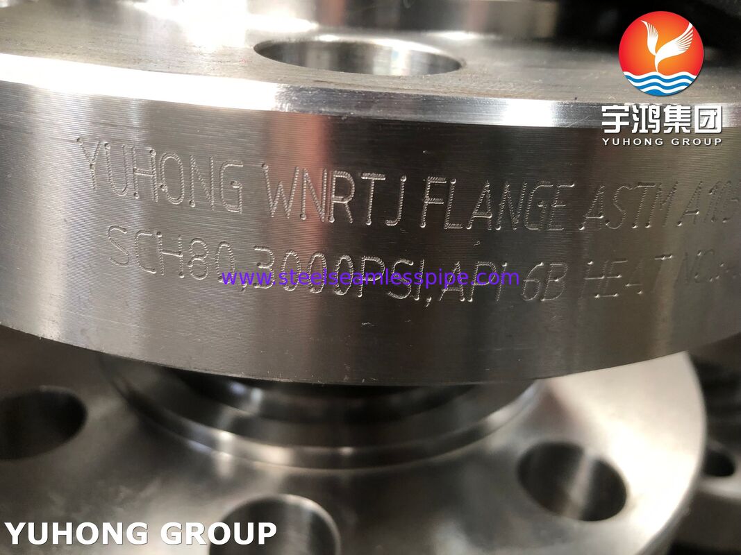 ASTM A105 Weldneck Ring Type Joint Face Flance ze stali węglowej