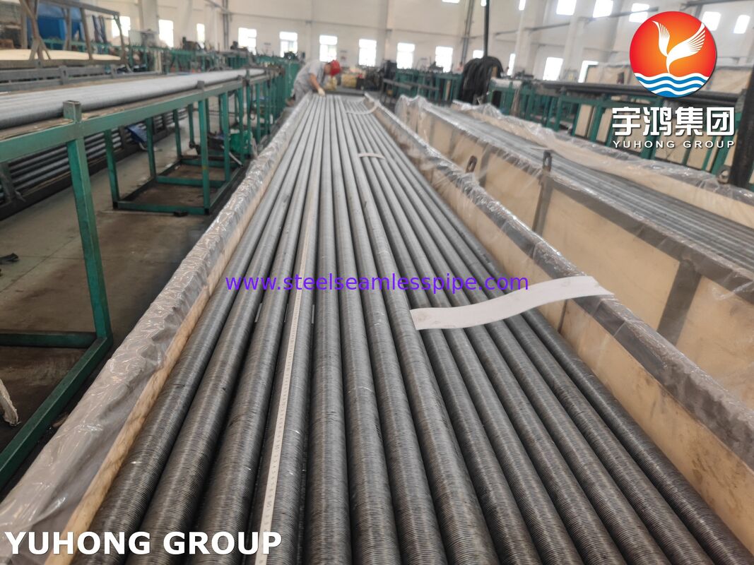 ASME SA209 Rurka z wbudowanymi płetwami ze stali węglowej z płetwami AL1060 do wymienników ciepła